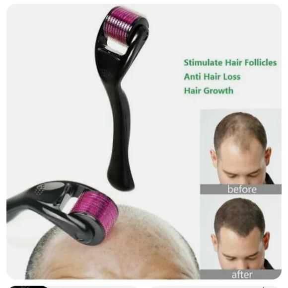 Derma Roller for Hair Loss Beard Growth 0.5-2.0mm Microneedle Dermaroller US - Picture 3 of 4